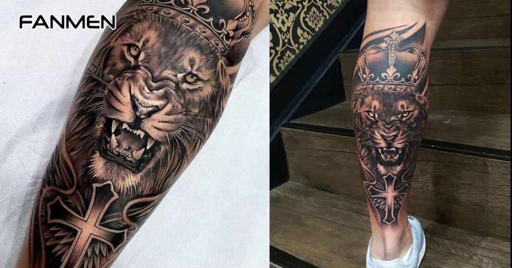 Hình Xăm Full Chân Phong Cách Biểu Tượng 2