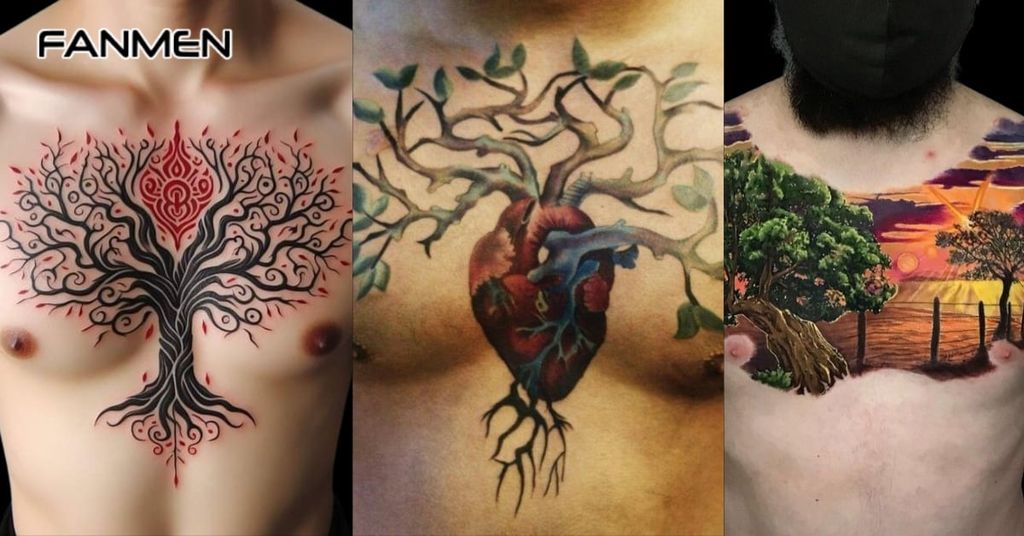 Hình Xăm Full Ngực Hiện Đại và Độc Đáo 4