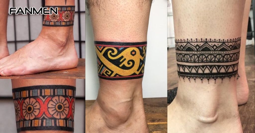 Hình xăm mắt cá chân mang yếu tố văn hóa 1