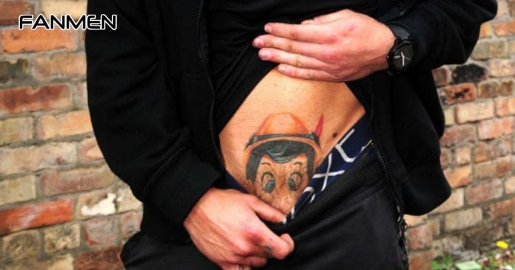 hình xăm vùng kín nam độc lạ