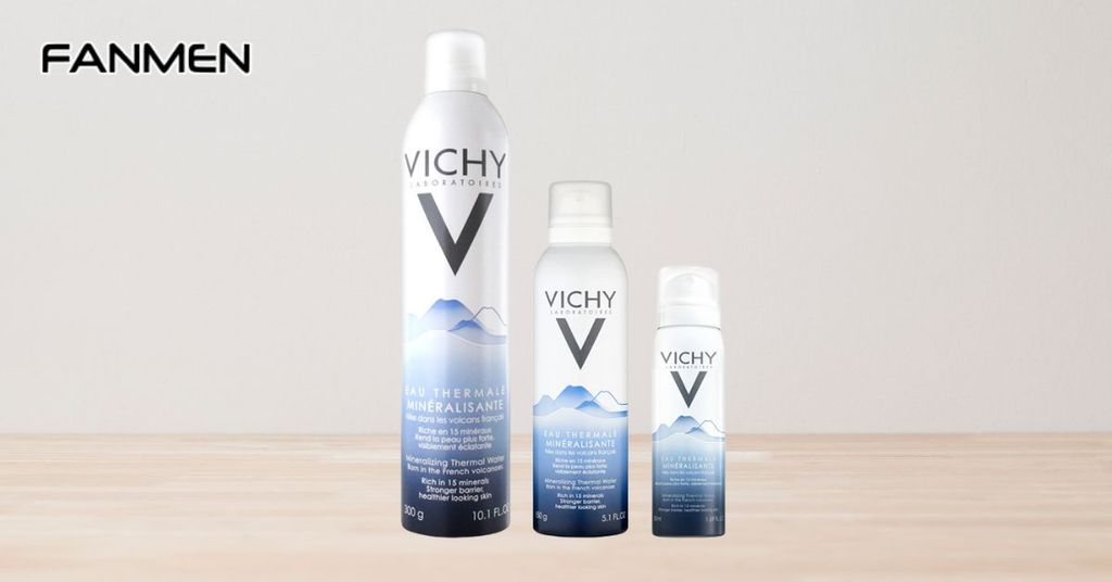 Xịt khoáng kiềm dầu cho da dầu mụn Vichy Mineralizing Thermal Water