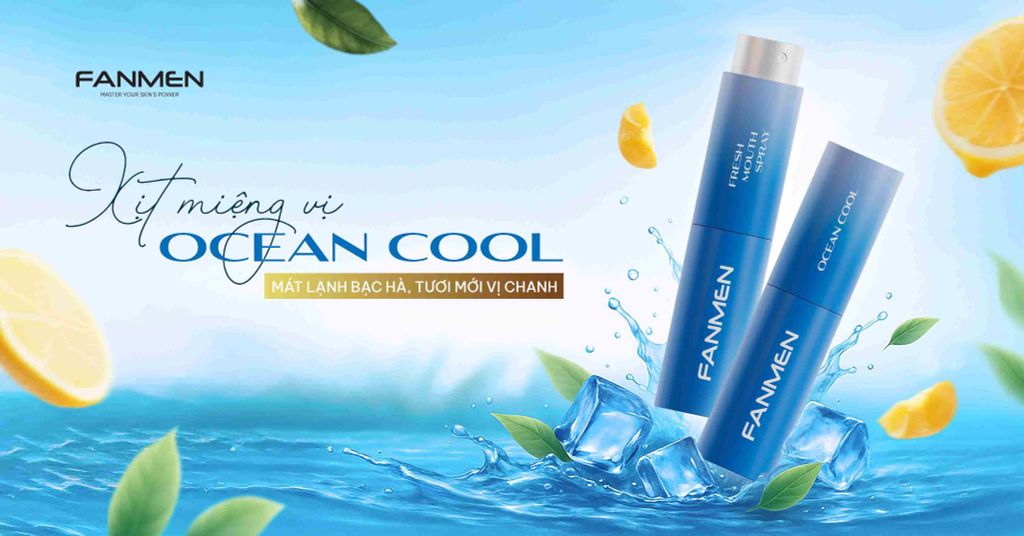 Xịt thơm miệng Ocean Cool Fanmen