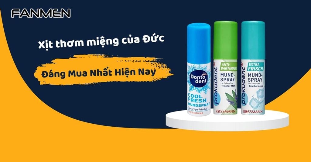 Xịt thơm miệng của Đức