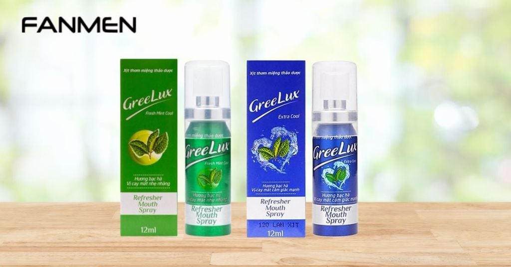 Xịt thơm miệng thảo dược Greelux Extra Cool