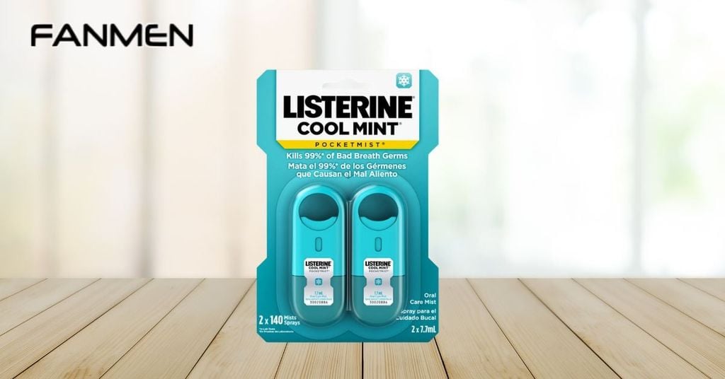 Chai xịt thơm miệng bạc hà Listerine Cool Mint