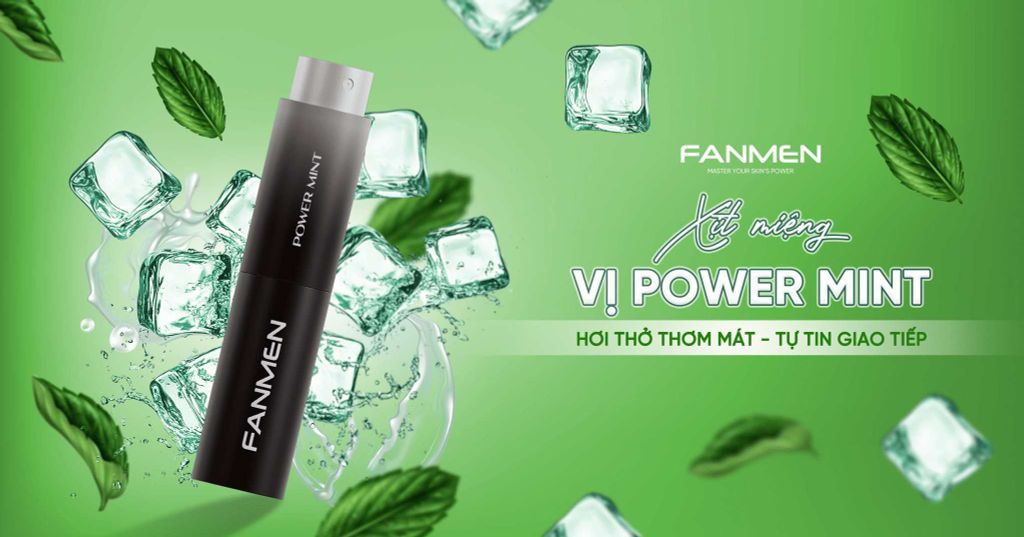 Xịt Thơm Miệng&nbsp;Power Mint Fanmen