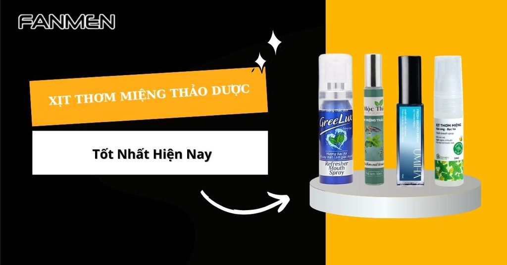 xịt thơm miệng thảo dược