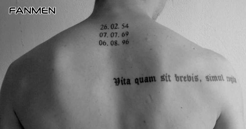 ý nghĩa của hình xăm chữ trên vai