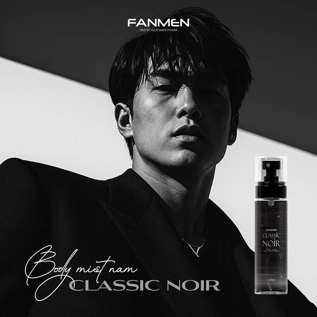 Body Mist Nam Classic Noir phù hợp cho người đàn ông lịch lãm