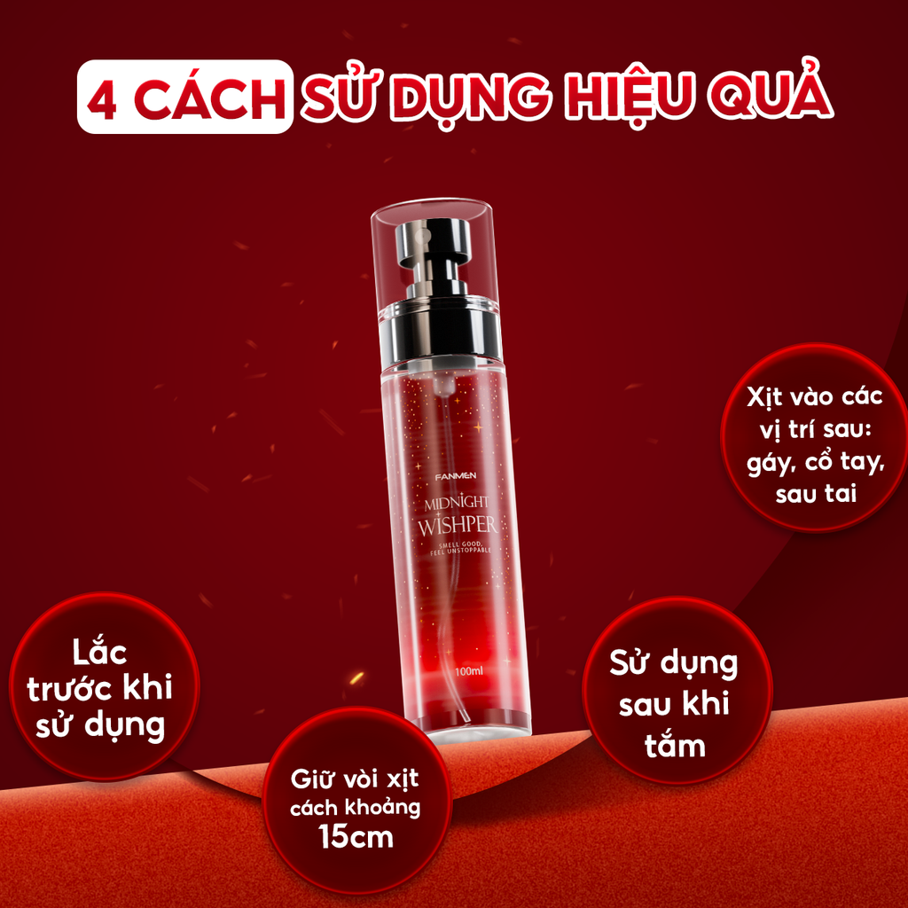 CÁCH DÙNG BODY MIST CHO NAM MIDNIGHT WHISPER