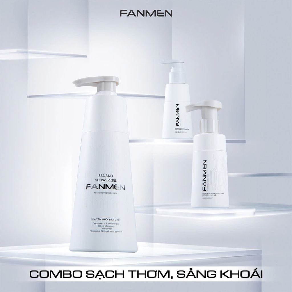 combo sữa rửa mặt sữa tắm bọt vệ sinh