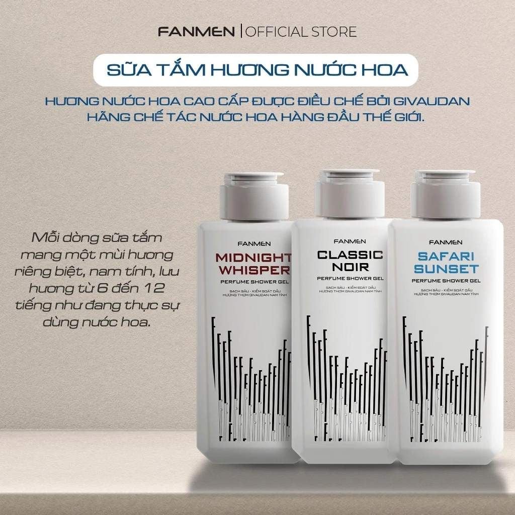 combo sữa tắm hương nước hoa