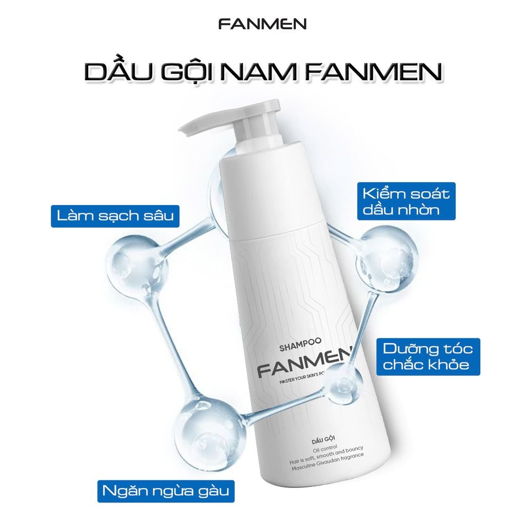 Combo Sữa Tắm + Dầu Gội Fanmen