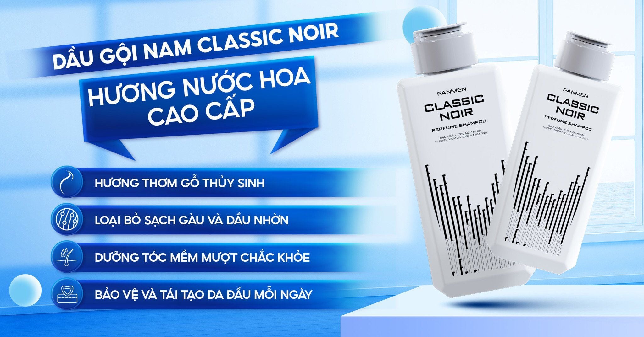 Dầu gội hương nước hoa mới Fanmen
