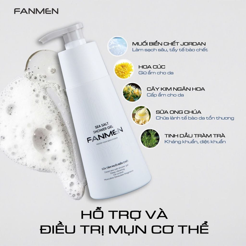 Sữa tắm cho nam Fanmen