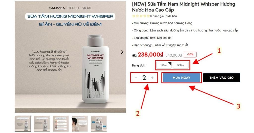 Chính sách thanh toán Fanmen