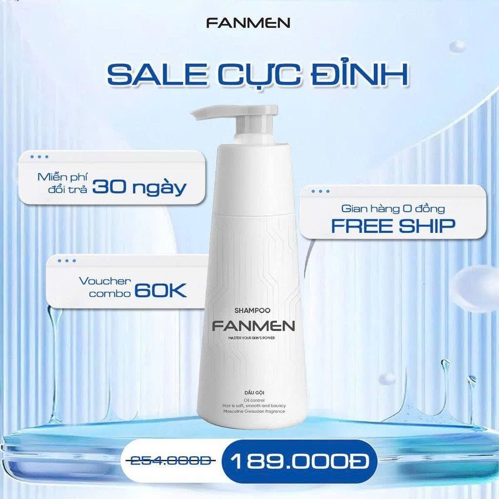 săn sale dầu gội Fanmen