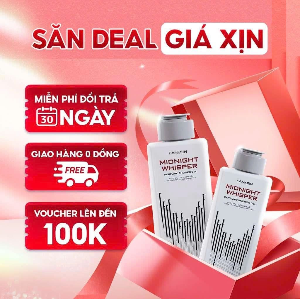 Săn deal Sữa Tắm Nam Midnight Whisper