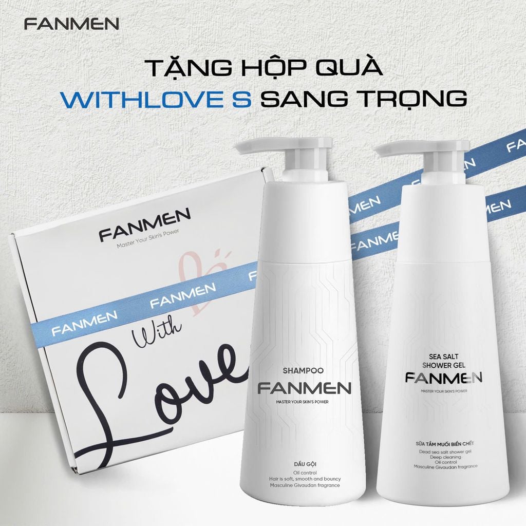 Combo Sữa Tắm + Dầu Gội Fanmen