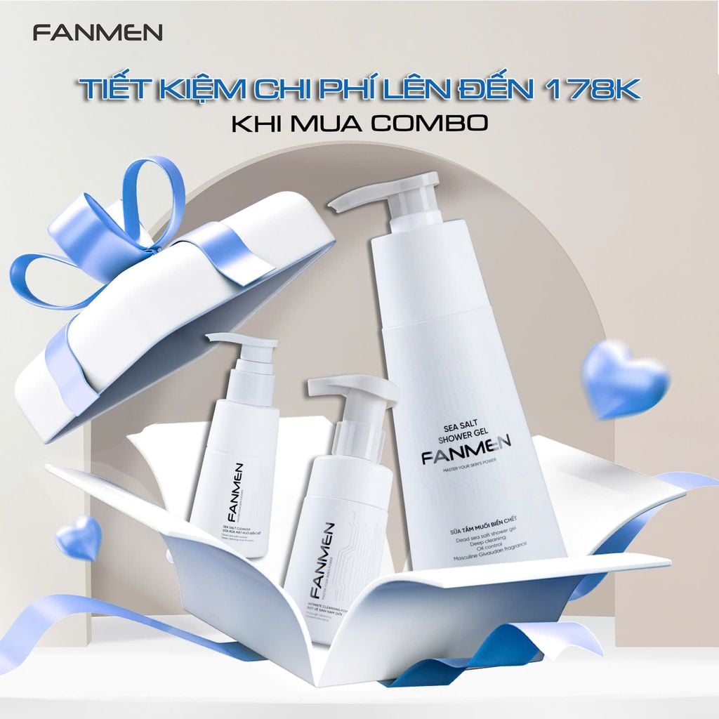 combo sữa rửa mặt sữa tắm bọt vệ sinh