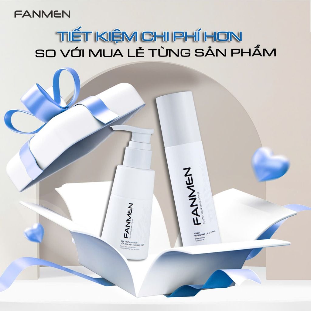 combo sữa rửa mặt toner