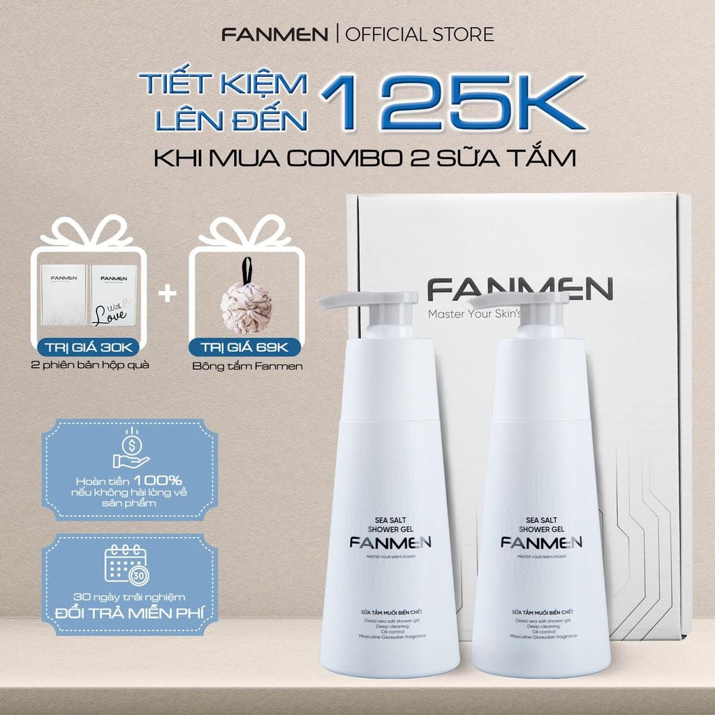 Combo 2 Sữa Tắm Fanmen