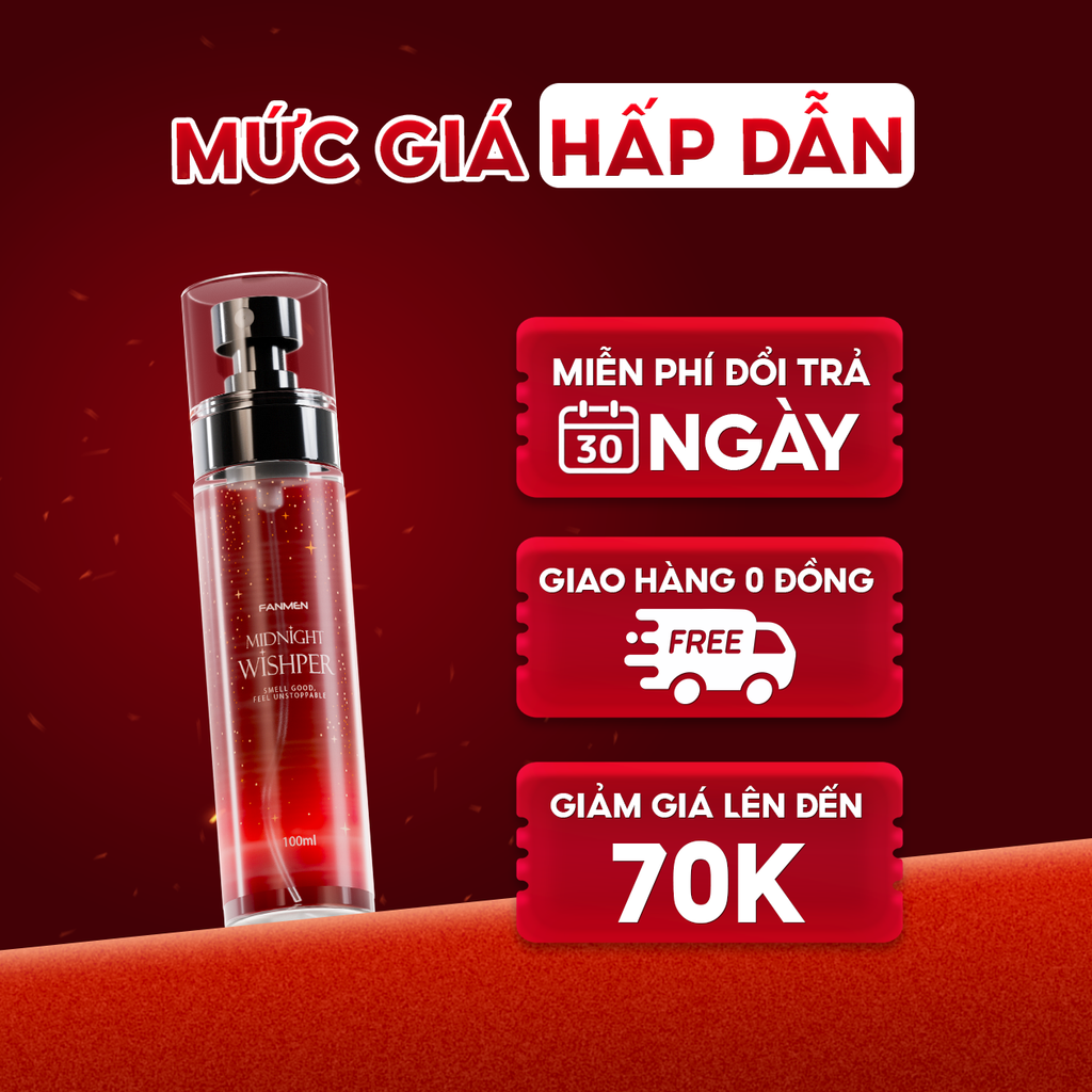 ƯU ĐÃI KHI MUA BODY MIST CHO NAM MIDNIGHT WHISPER