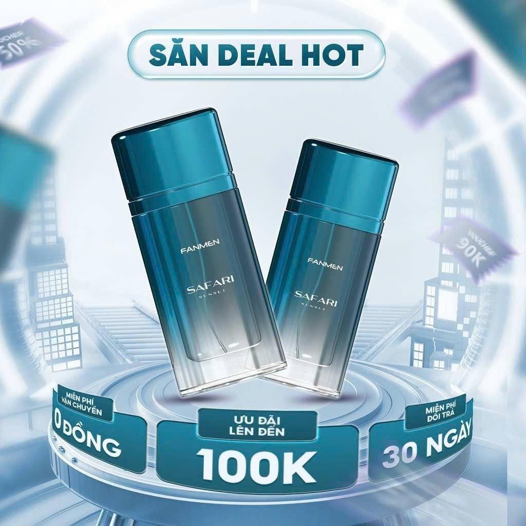 ưu đãi khi mua nước hoa Safari Sunset